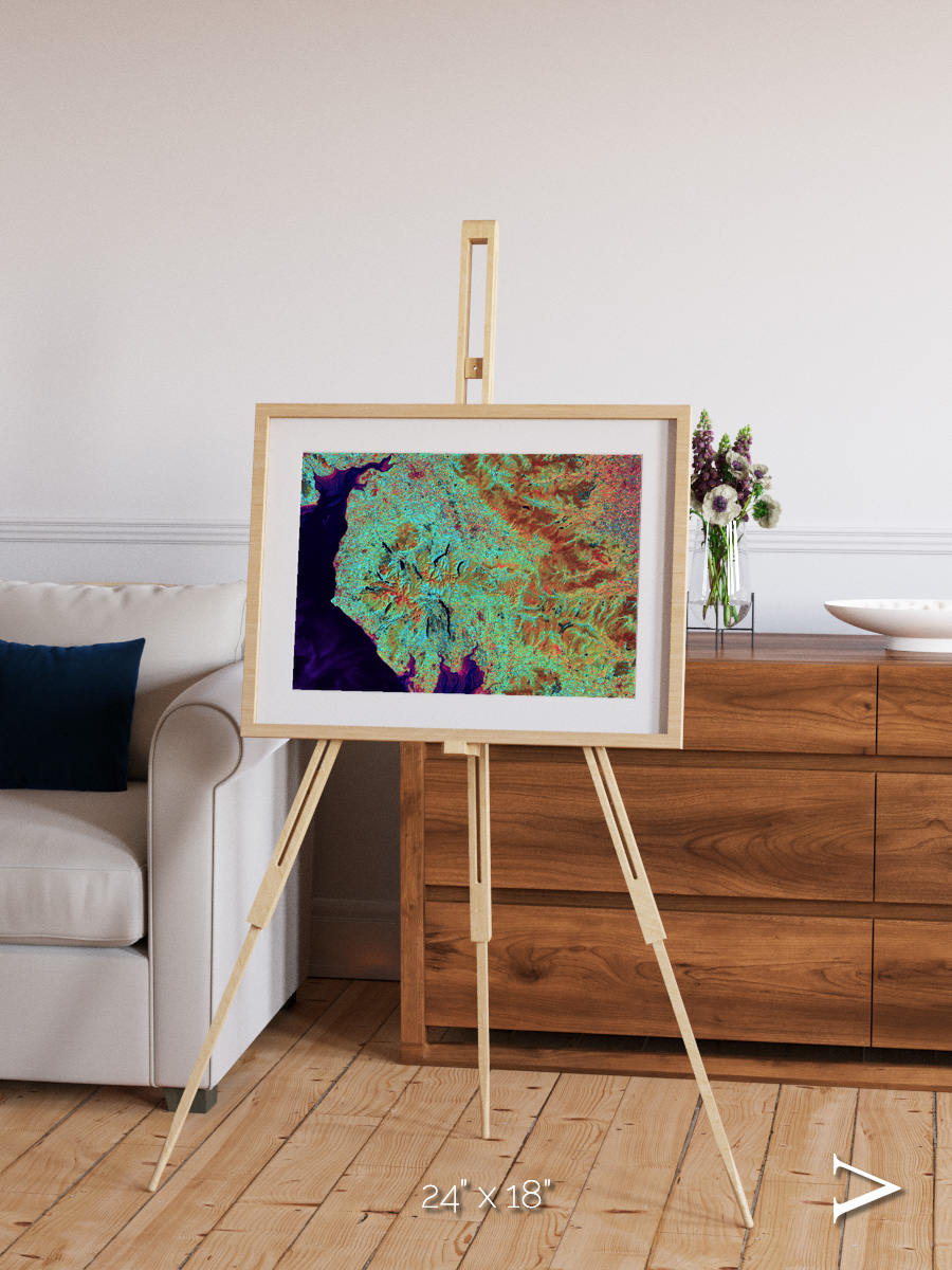 Polar Flow, Lake District Framed & Mounted Print