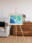 Arid Mosaic, Mississippi River Delta Framed & Mounted Print
