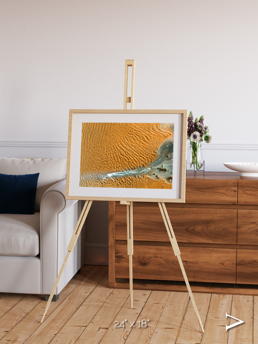 Sands in Motion, Namib Desert Framed & Mounted Print
