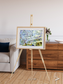 Islands in Blue, Niger River Framed & Mounted Print