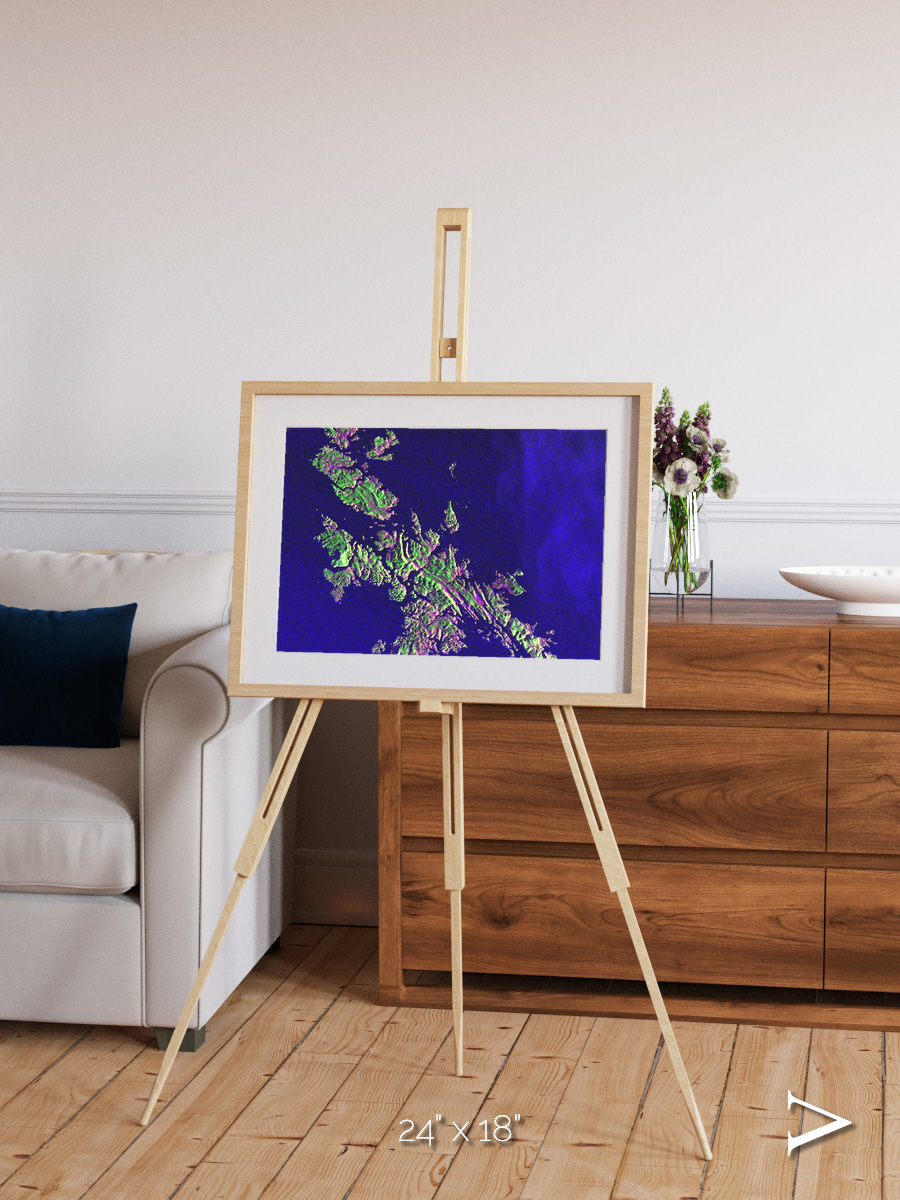 Remote Shores, Shetland Islands Framed & Mounted Print