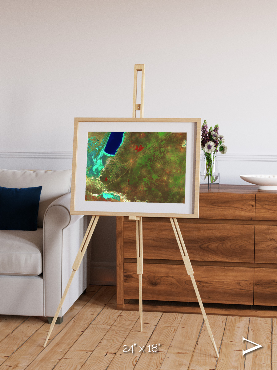 Ghost Waters, Sor Kaydak Framed & Mounted Print