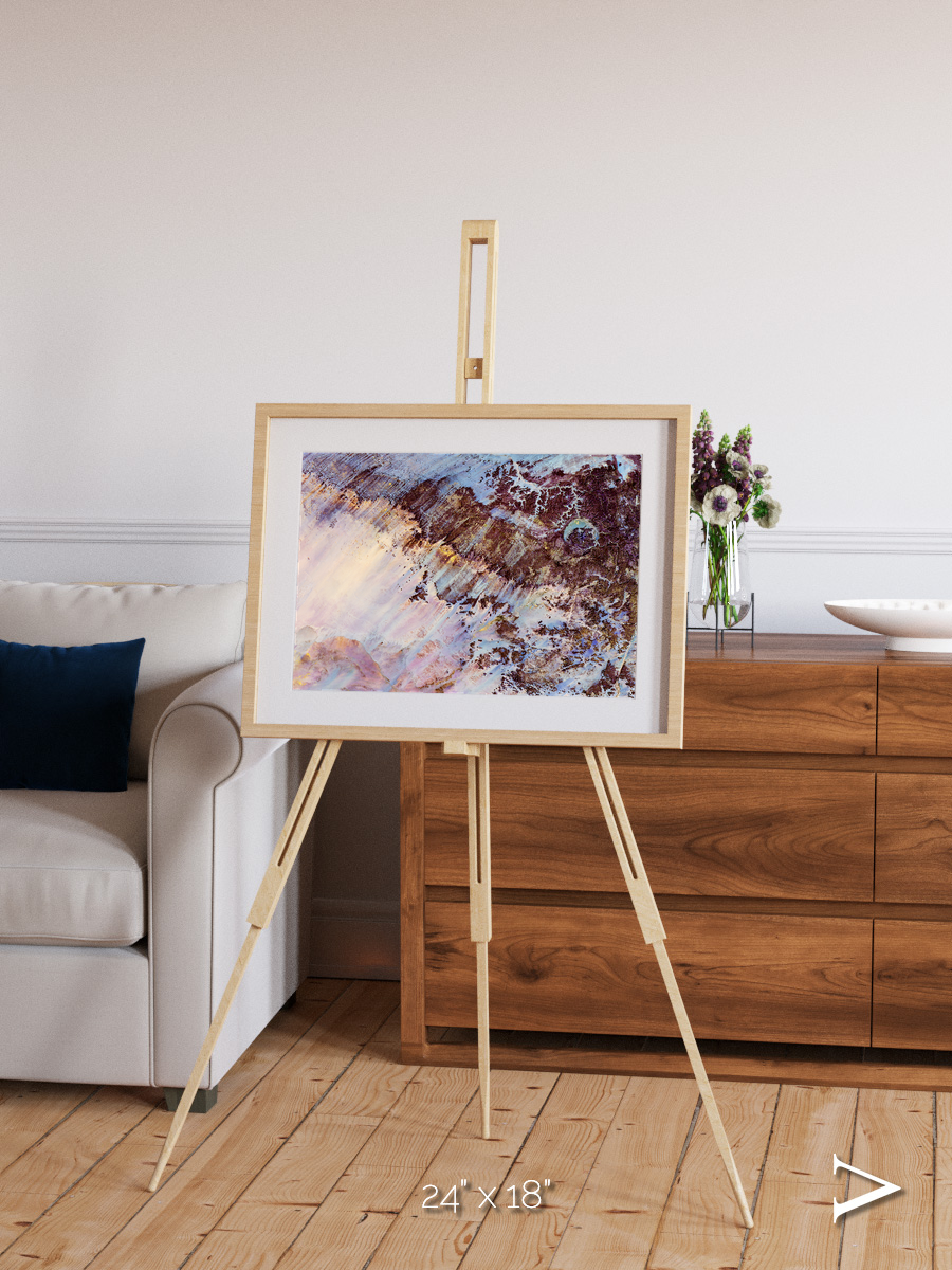 Storm and Stillness, Gweni-Fada Framed & Mounted Print