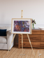 Geologic Tapestry, Asharah Fault Zone Framed & Mounted Print