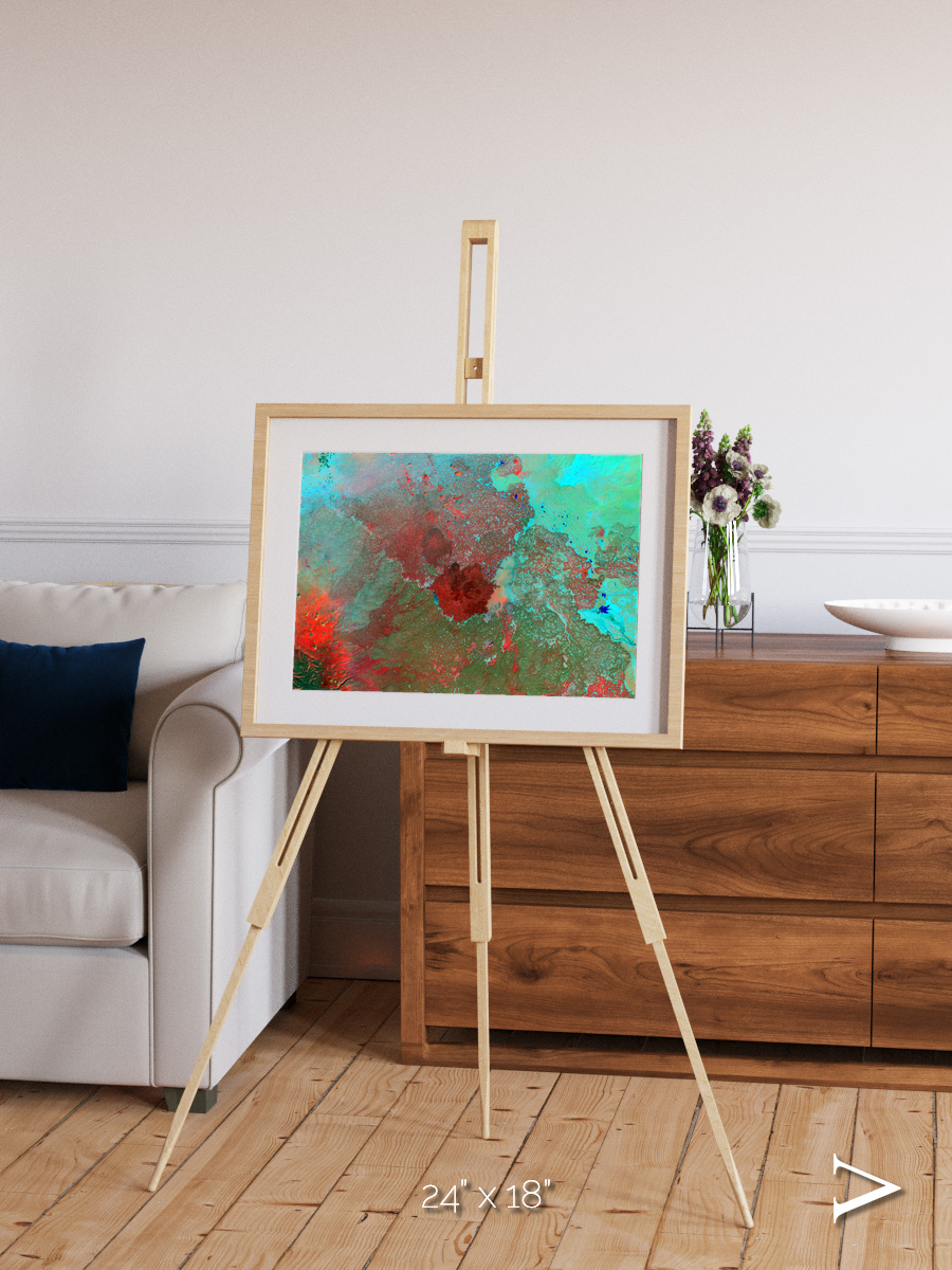Shifting Dunes, The Syrian Desert Framed & Mounted Print