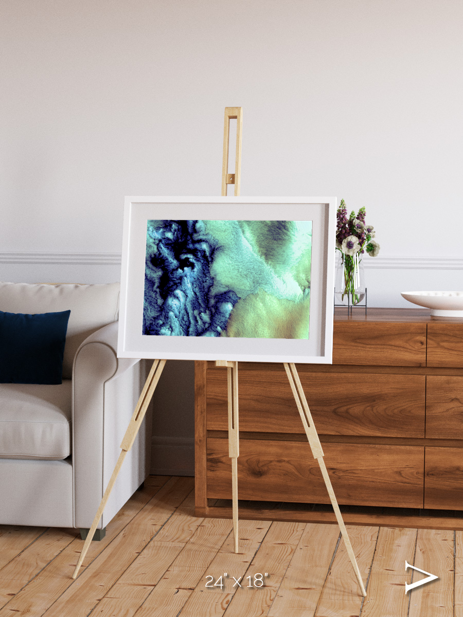 Shifting Skies, Aleutian Islands Framed & Mounted Print
