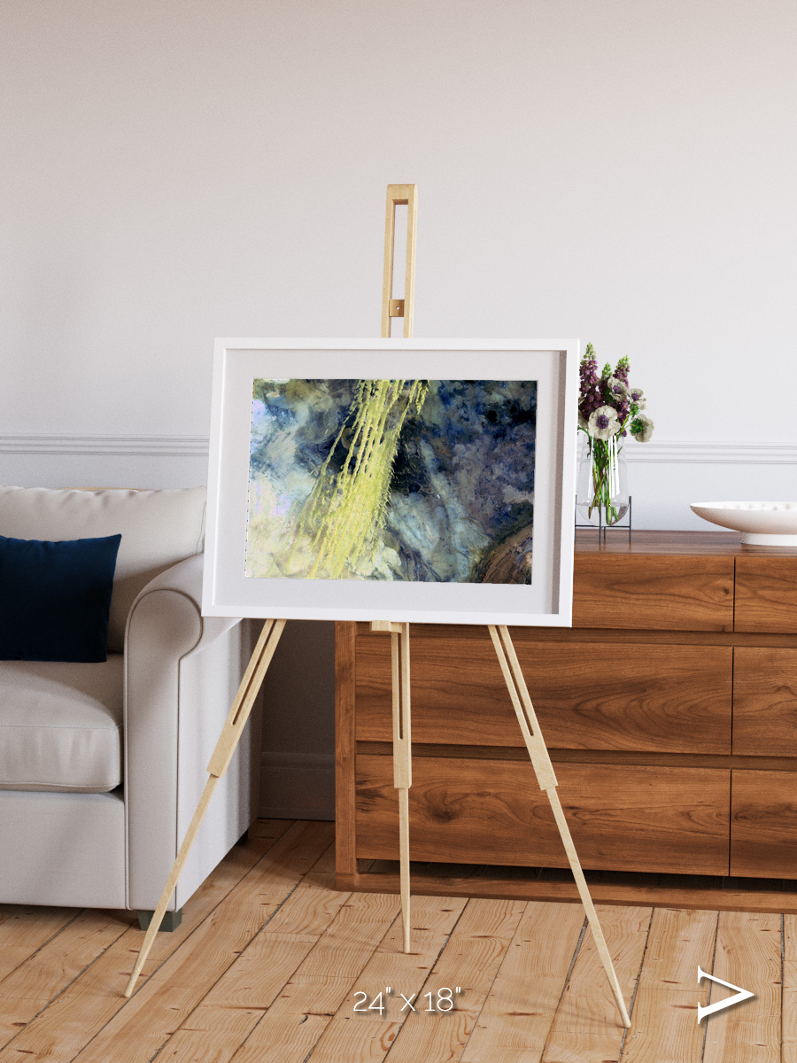 Shifting Sands, Algerian Abstract Framed & Mounted Print