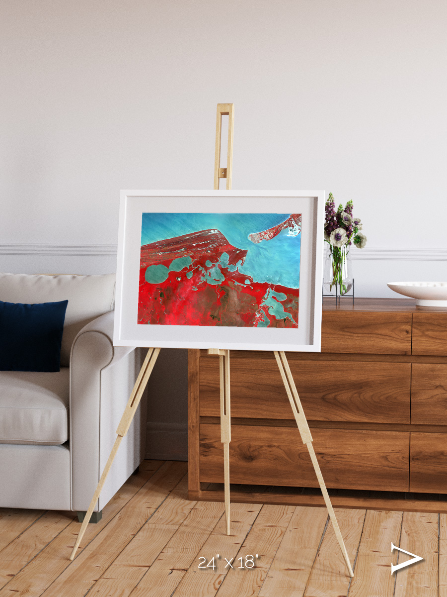 Remote Shores, Campeche Framed & Mounted Print