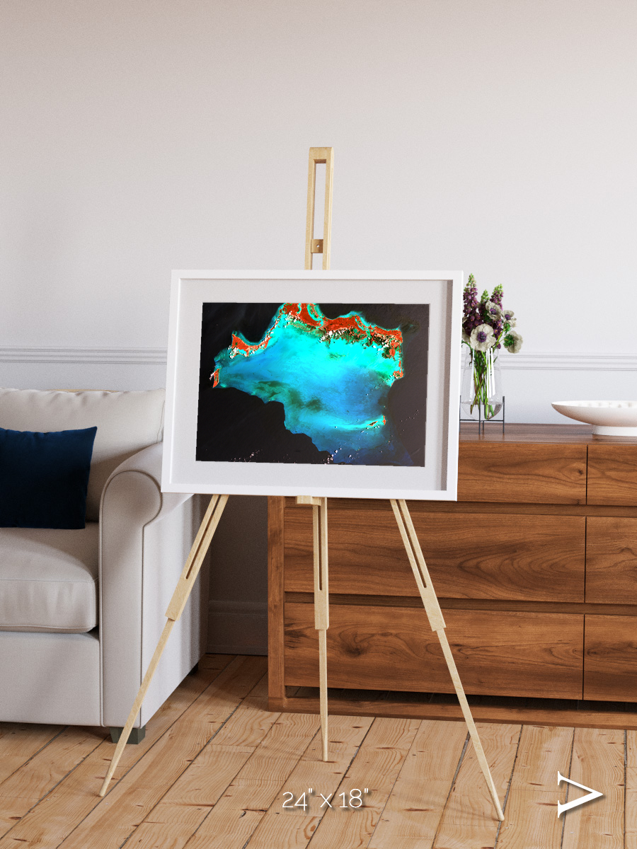 Arctic Outpost, Caribbean Luxury Framed & Mounted Print