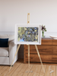 Lava Lines, Chilean Volcanoes Framed & Mounted Print