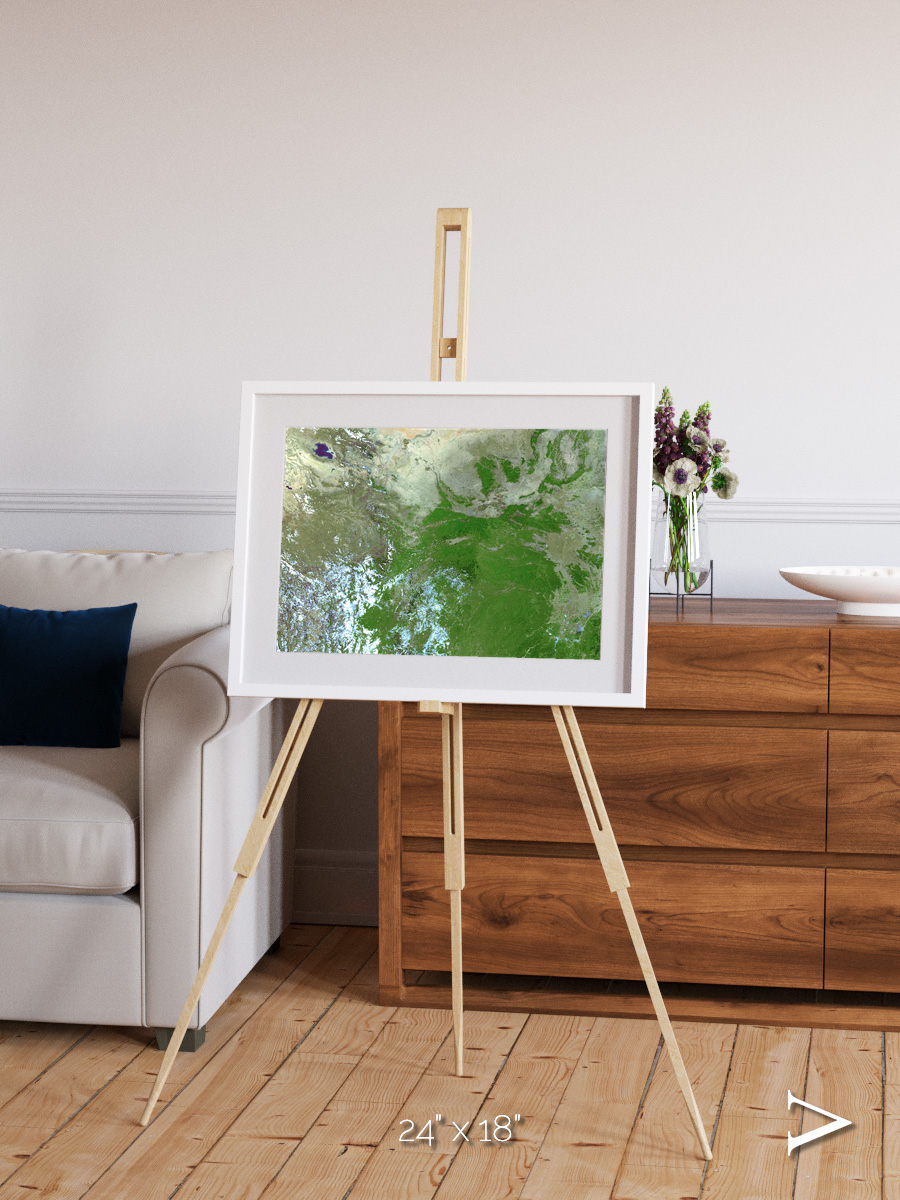 Sea Inlet, Eastern Asia Framed & Mounted Print