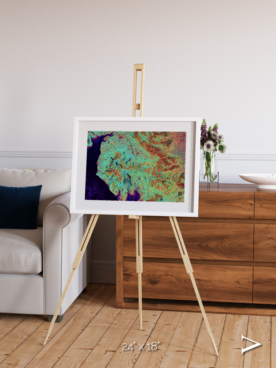 Polar Flow, Lake District Framed & Mounted Print