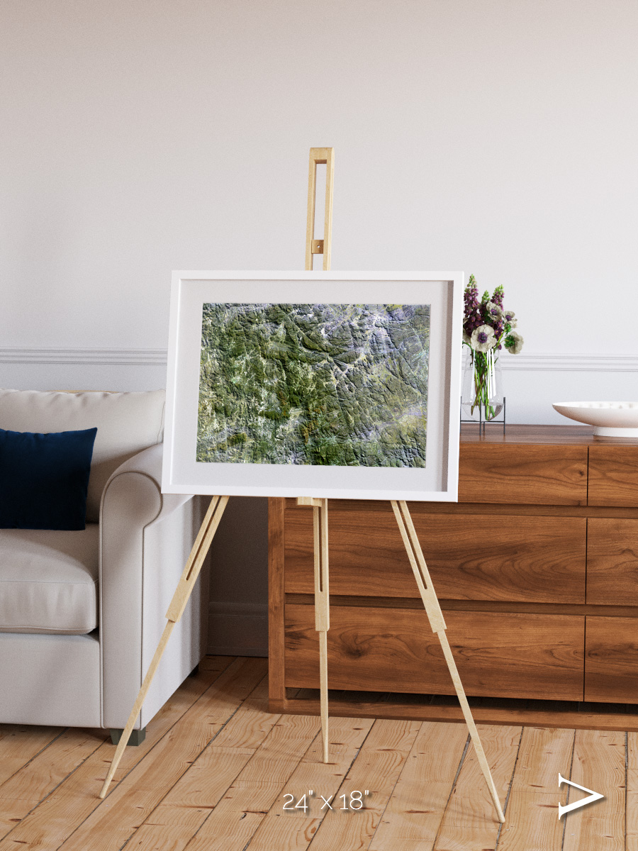 Earth in Colour, Namaqualand Framed & Mounted Print