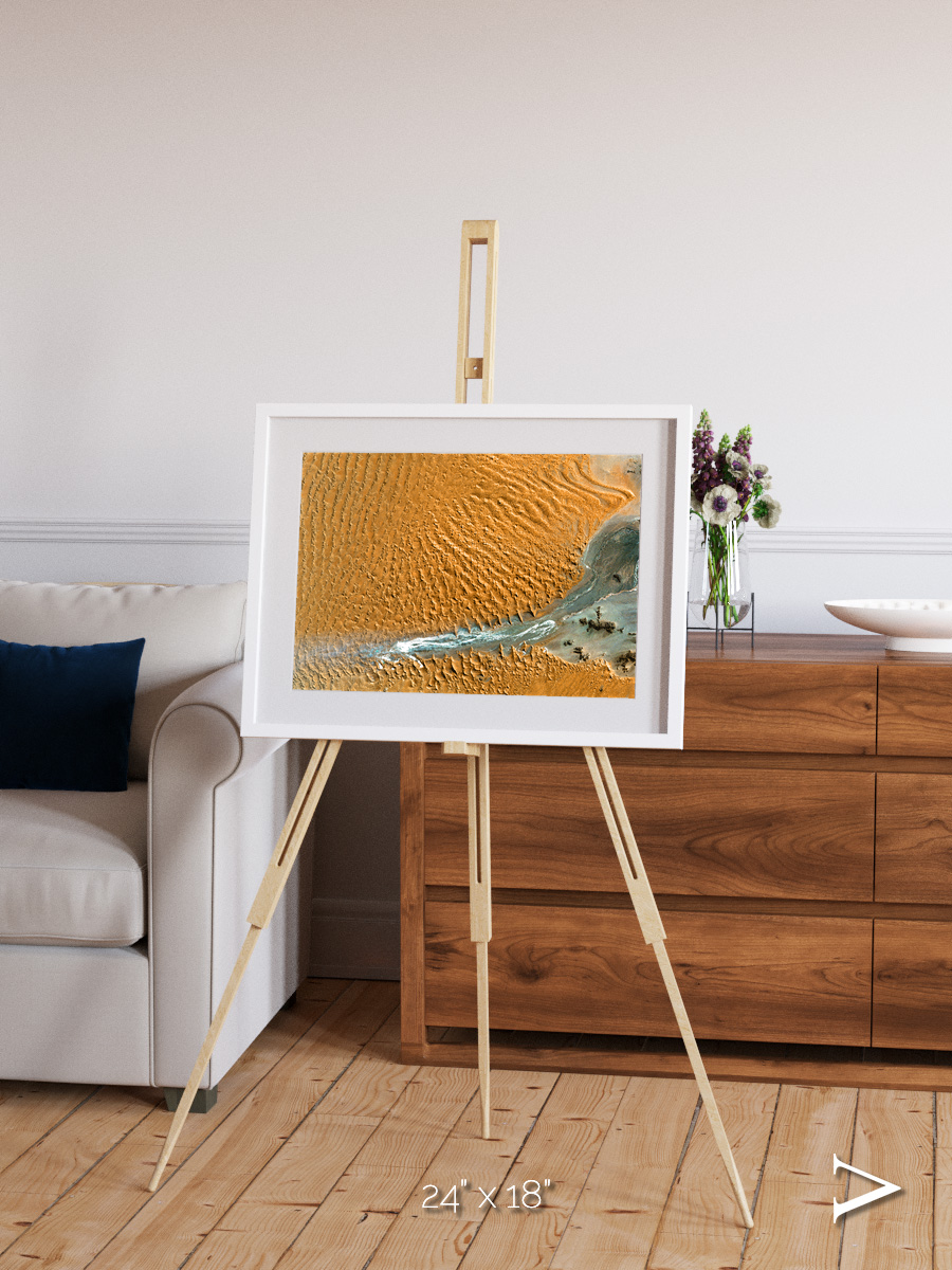 Sands in Motion, Namib Desert Framed & Mounted Print