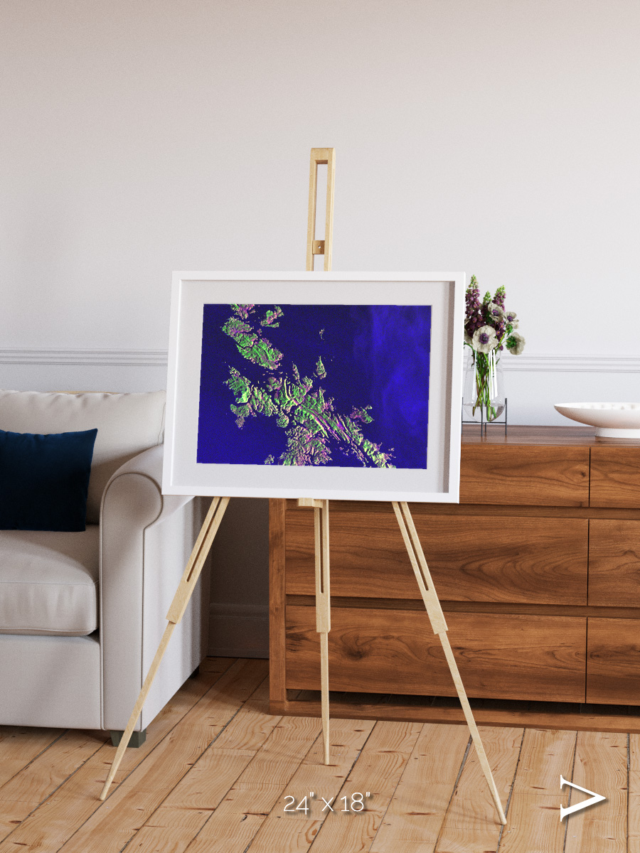 Remote Shores, Shetland Islands Framed & Mounted Print