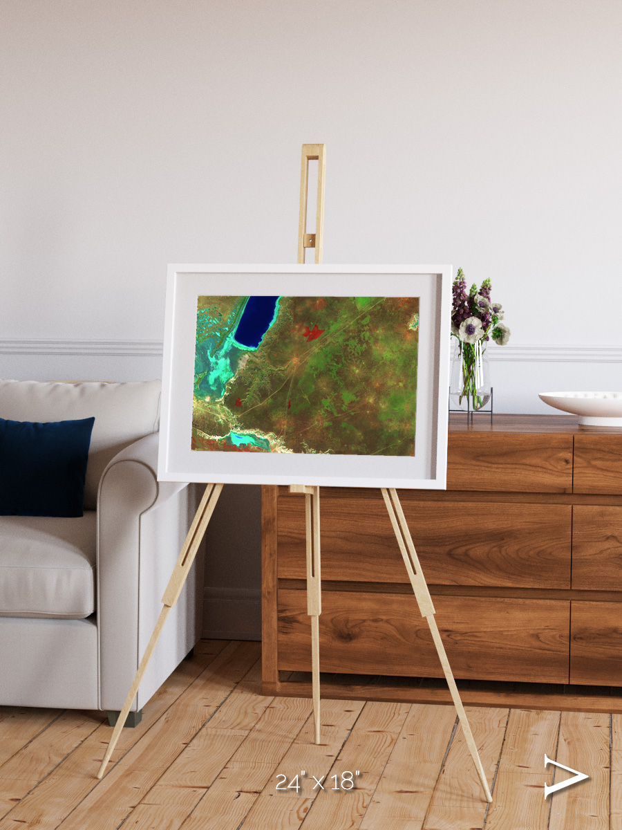 Ghost Waters, Sor Kaydak Framed & Mounted Print