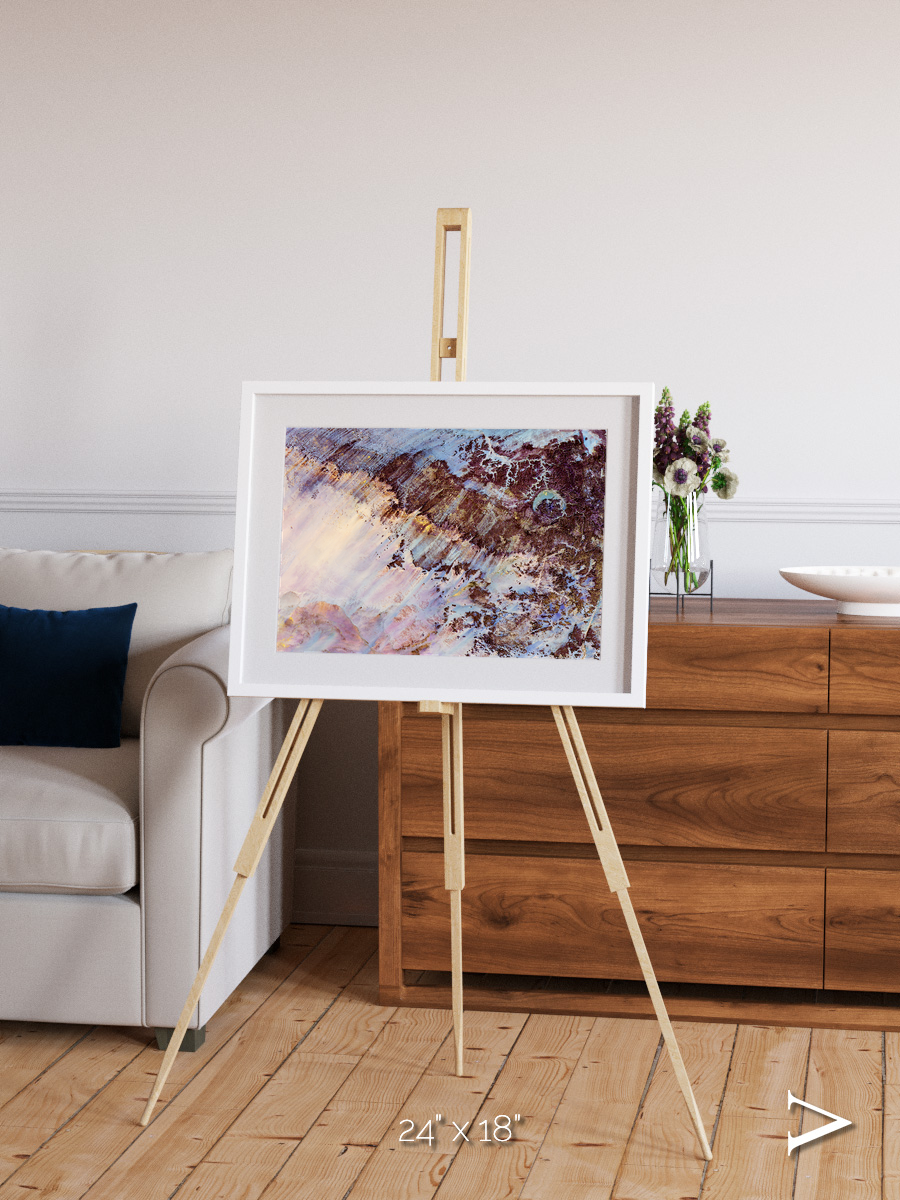Storm and Stillness, Gweni-Fada Framed & Mounted Print