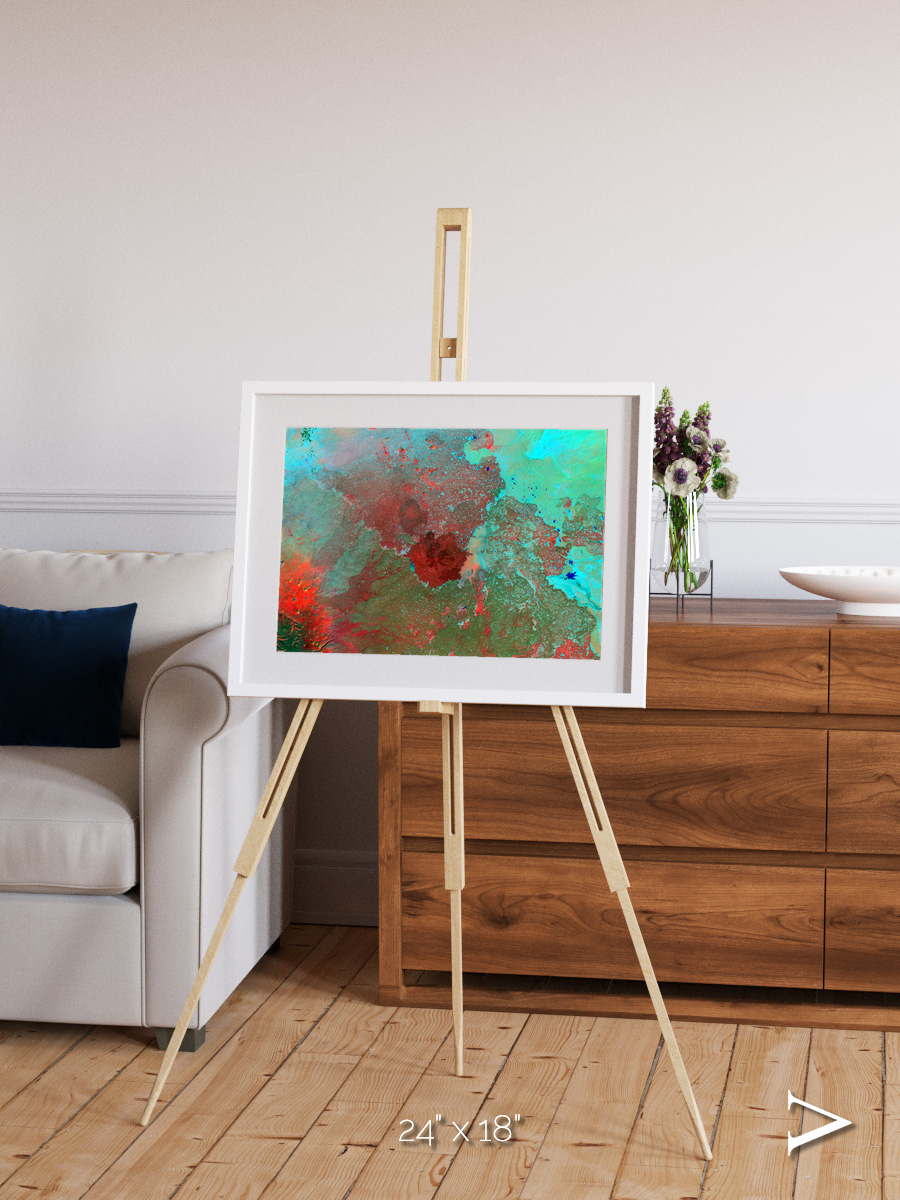 Shifting Dunes, The Syrian Desert Framed & Mounted Print