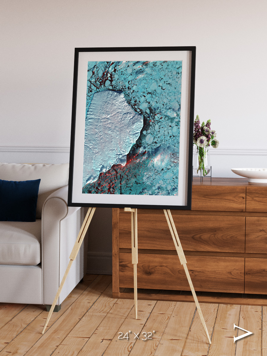 Island Sanctuary, Akpatok Island Framed & Mounted Print