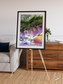 Saline Patterns, Bogda Mountains Framed & Mounted Print