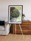 Windwritten Dunes, Brandberg Massif Framed & Mounted Print