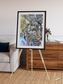 Lava Lines, Chilean Volcanoes Framed & Mounted Print