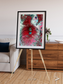 Lava Lines, Colima Volcano Framed & Mounted Print