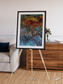 Geometric Fields, Eastern Kazakhstan Framed & Mounted Print