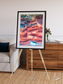Fractured Earth, Western China Framed & Mounted Print