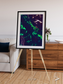 Patterned Ground, Great Barrier Reef Framed & Mounted Print