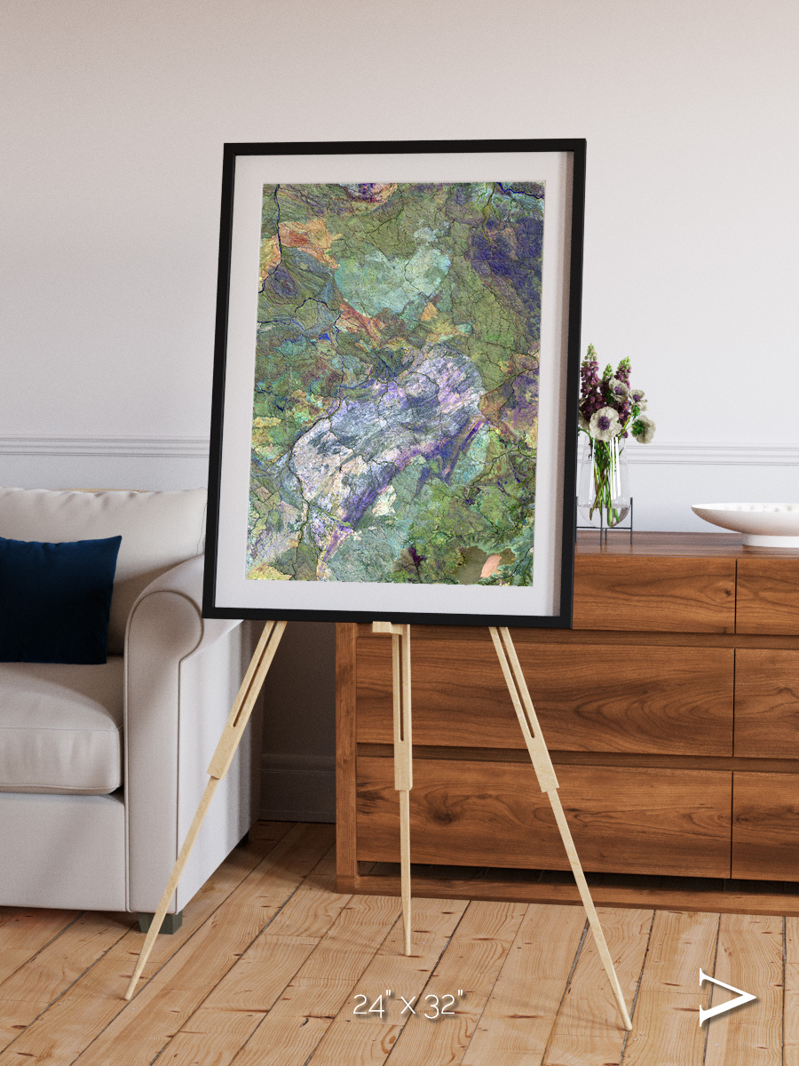 Sands in Motion, Great Sandy Desert Framed & Mounted Print