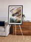 Lava Lines, Impact Framed & Mounted Print