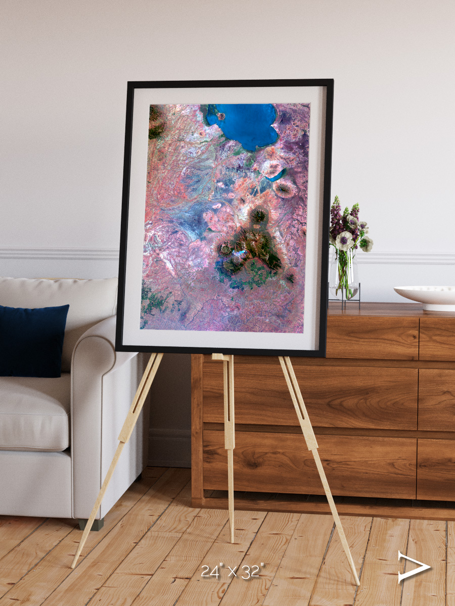 Highlands of Mulanje, Malawi Framed & Mounted Print