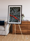 Light in the Trench, Canadian Rockies Framed & Mounted Print
