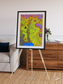 Glacial Ribbons, Chaunskaya Bay Framed & Mounted Print