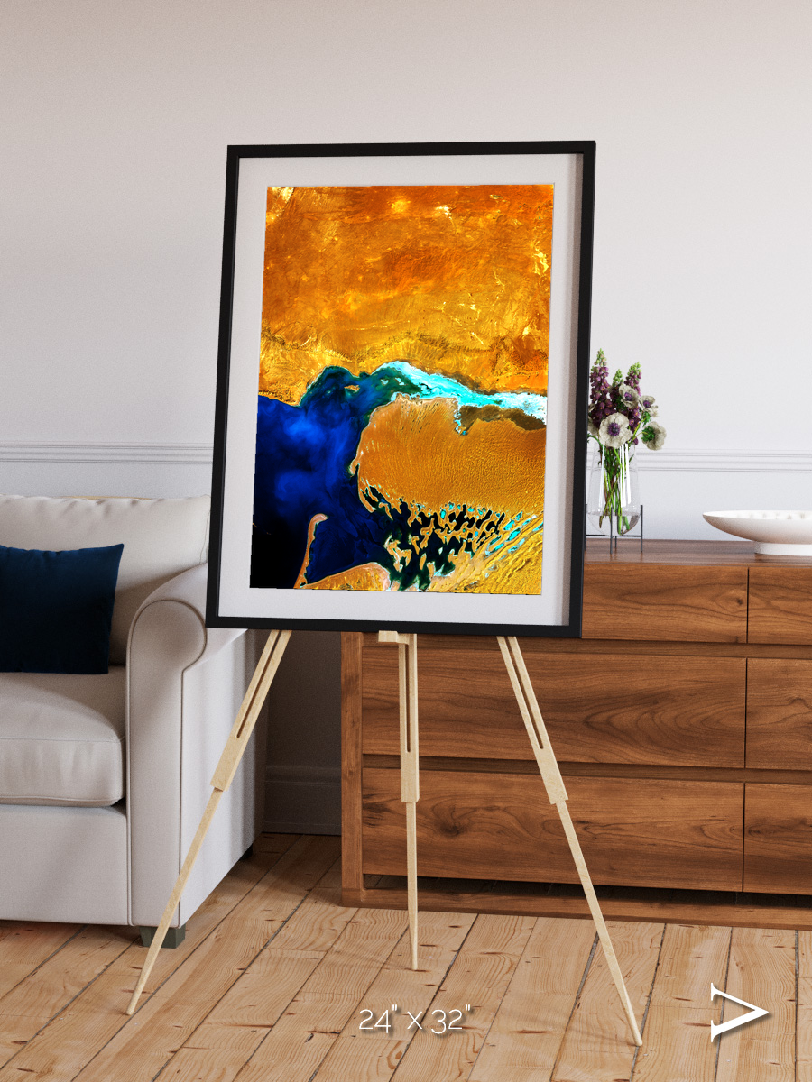 Coastal Phantom, Dardzha Peninsula Framed & Mounted Print