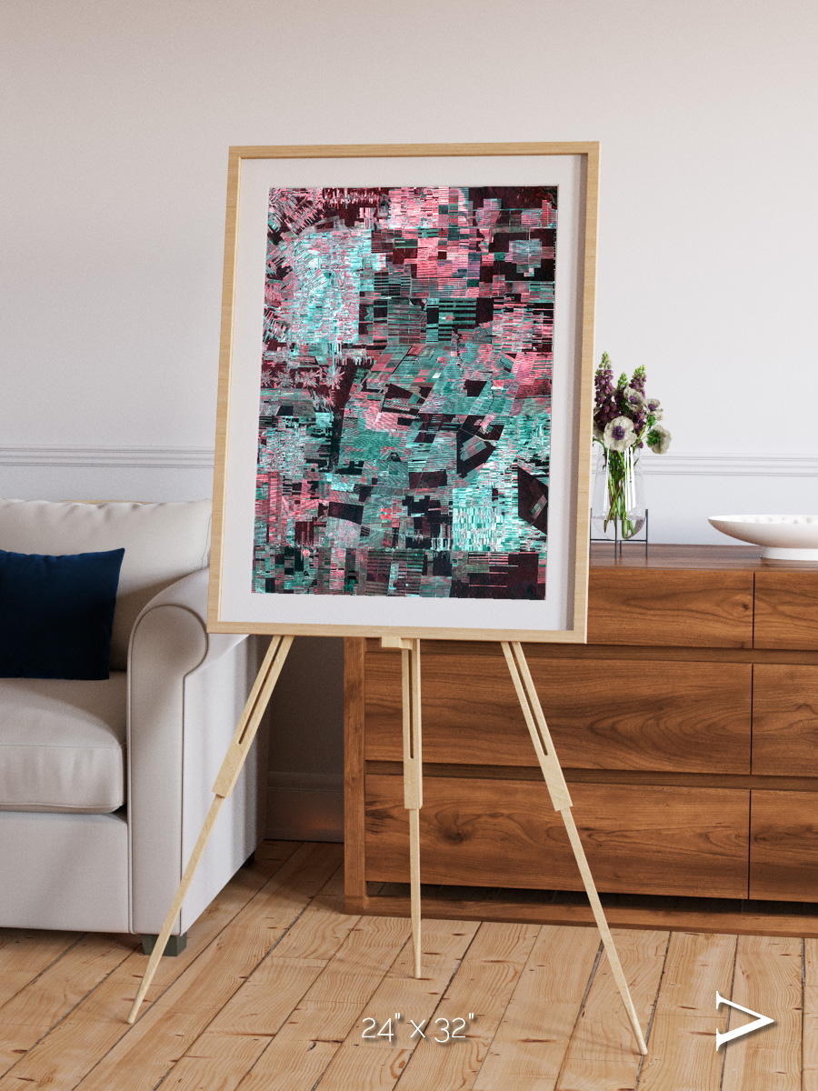 Fractured Canopy, Bolivia Framed & Mounted Print