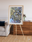 Lava Lines, Chilean Volcanoes Framed & Mounted Print