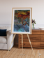Geometric Fields, Eastern Kazakhstan Framed & Mounted Print