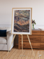 Volcanic Palette, Gosses Bluff Framed & Mounted Print