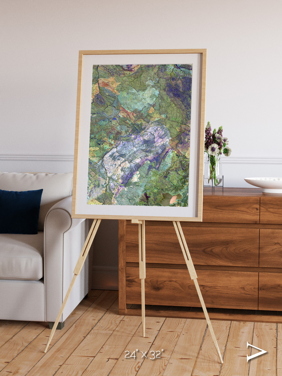 Sands in Motion, Great Sandy Desert Framed & Mounted Print