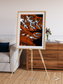 Striped Coast, Eyjafjörður Framed & Mounted Print