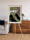 Tidal Patterns, Mediterranean Sea Framed & Mounted Print