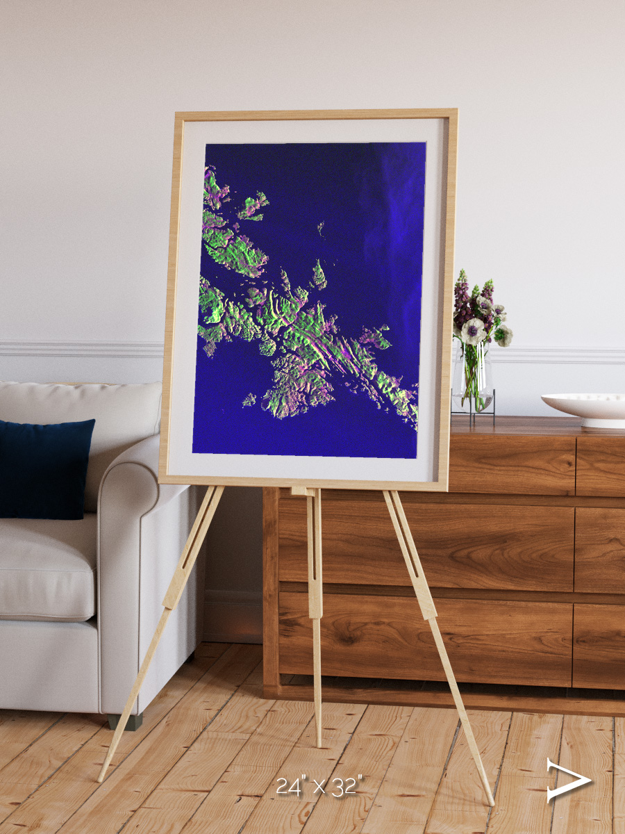 Remote Shores, Shetland Islands Framed & Mounted Print