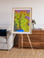 Glacial Ribbons, Chaunskaya Bay Framed & Mounted Print