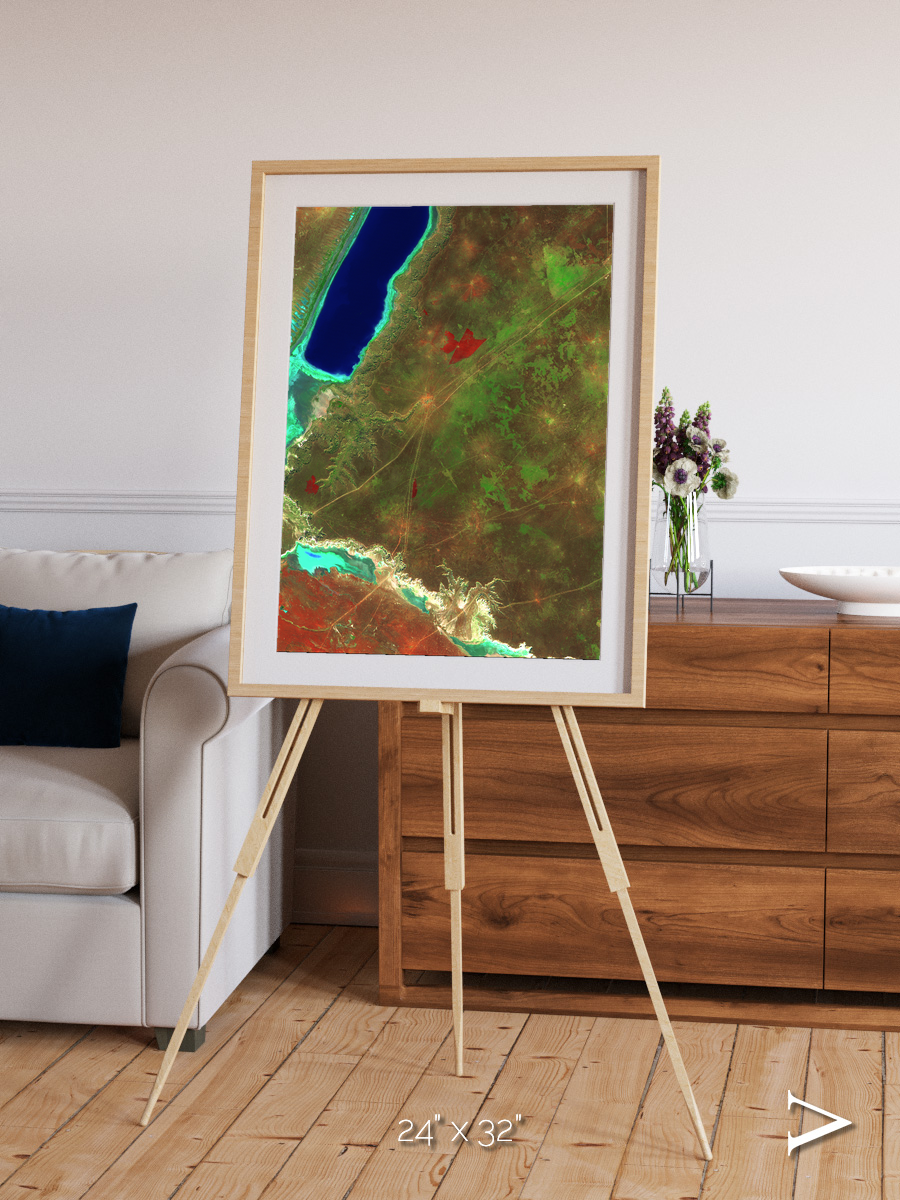 Ghost Waters, Sor Kaydak Framed & Mounted Print