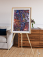 Geologic Tapestry, Asharah Fault Zone Framed & Mounted Print
