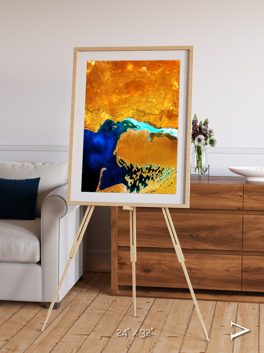 Coastal Phantom, Dardzha Peninsula Framed & Mounted Print