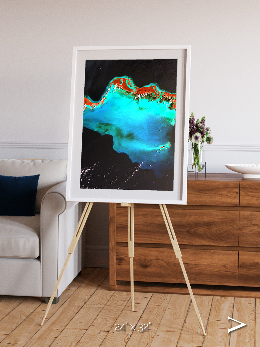 Arctic Outpost, Caribbean Luxury Framed & Mounted Print