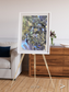 Lava Lines, Chilean Volcanoes Framed & Mounted Print